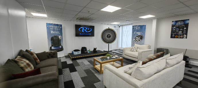 Rainbow UK Head Office  Admin, workshop, warehouse, open house, training, event promotion.